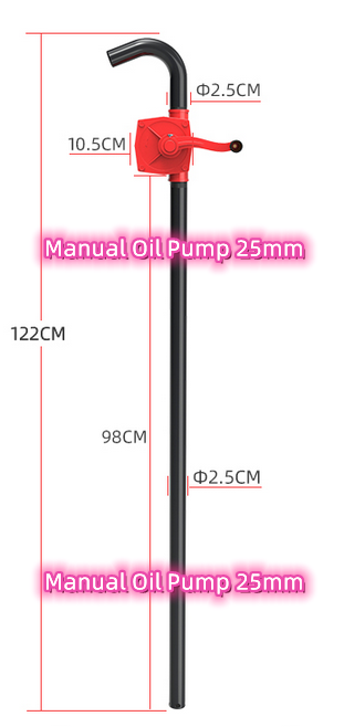 Manual Steel Oil Pump 25mm