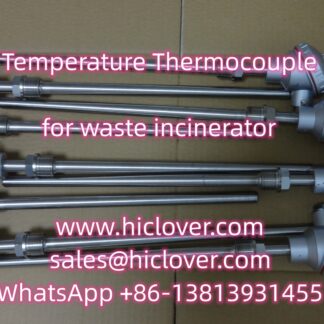 Temperature Thermocouple for waste incinerator